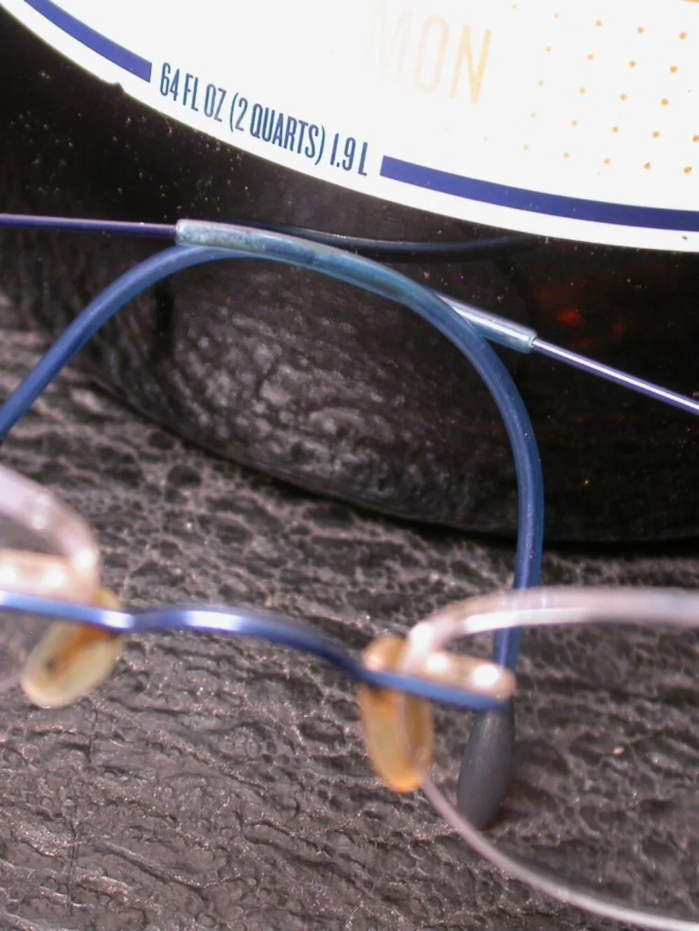 Silhouette Titan Frameless Spring Modern Blue Wire Eyeglasses Made in Austria